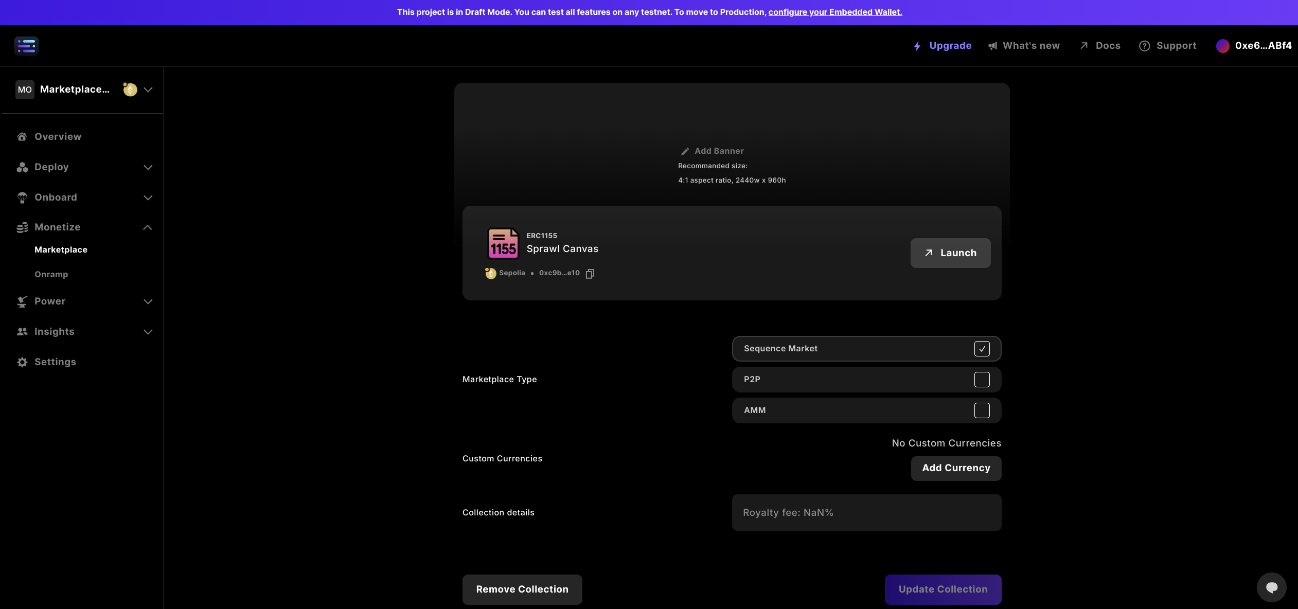choose marketplace type